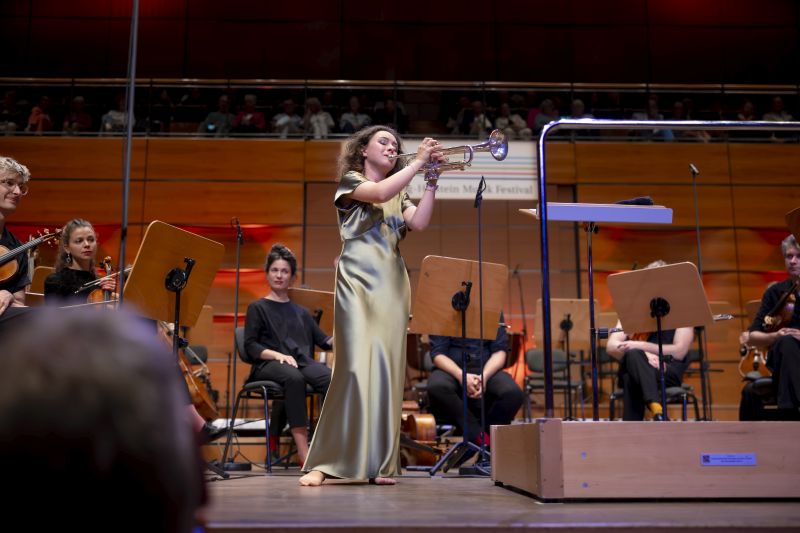 Trompeterin Lucienne Renaudin Vary beim Schleswig-Holstein Musik Festival 2026 (Foto: © Agentur 54° Felix König)
