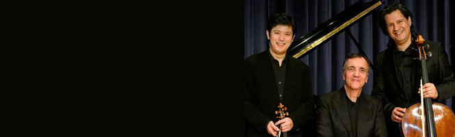 DAISHIN KASHIMOTO, CLAUDIO BOHÓRQUEZ und ÉRIC LE SAGE (Klaviertrio)